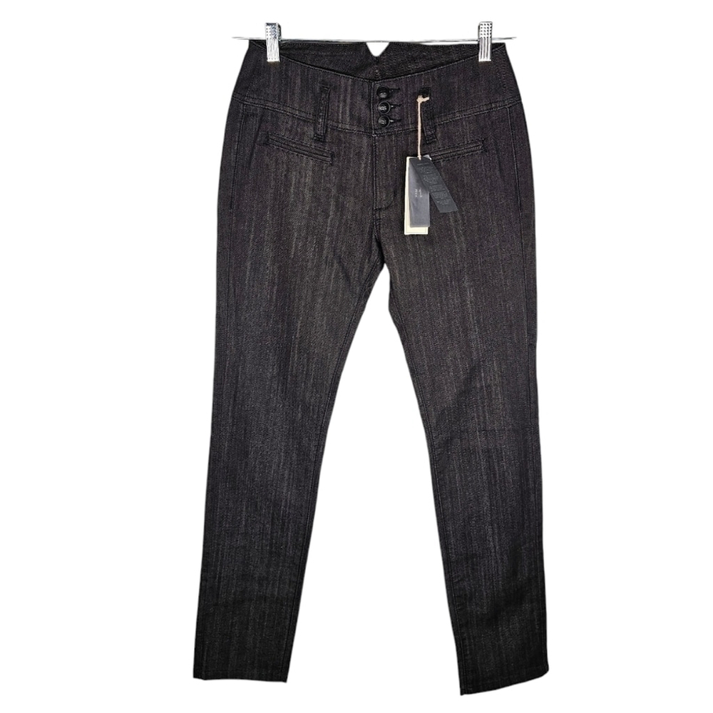 BCBGMAXAZRIA May Black Skinny Denim Jeans Size 27 New